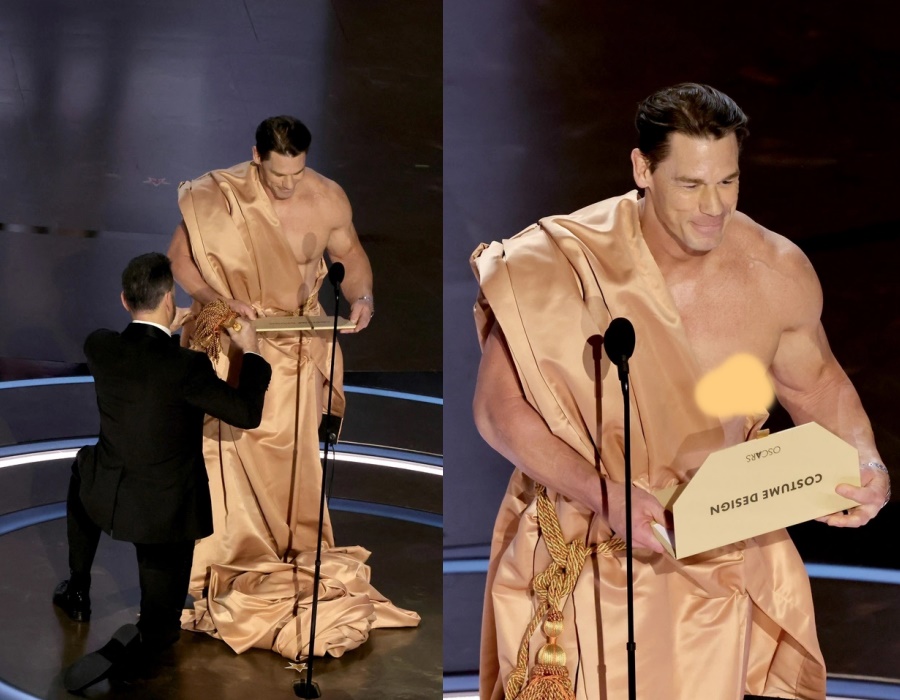 Oscar 2024 John Cena shocked the world when "n*ked" presented the