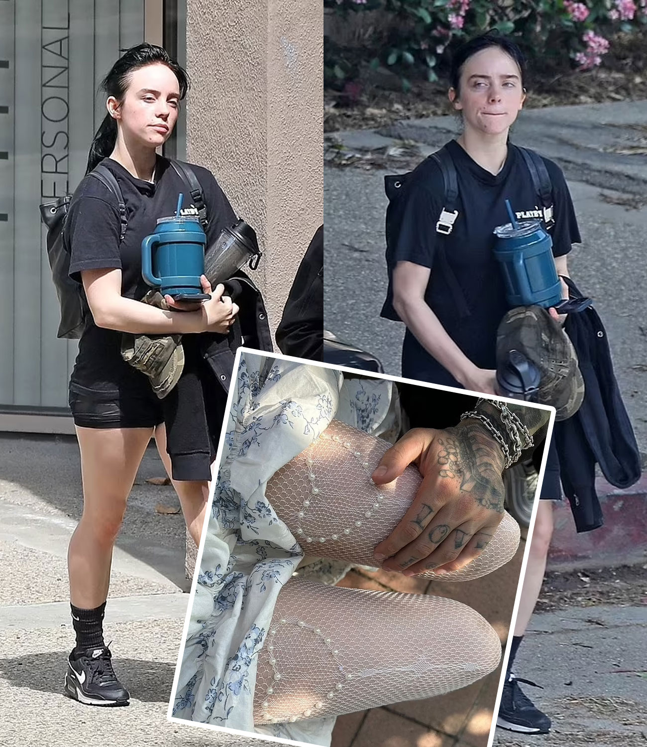 Billie Eilish looks fresh-faced after working out at the gym… before ...